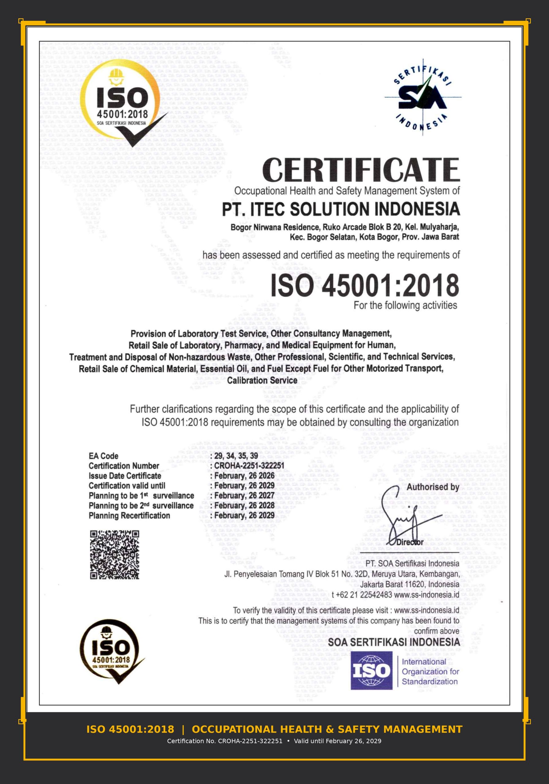 ISO_45001_Certificate_Framed