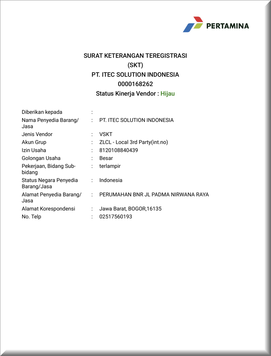 SKT Pertamina
